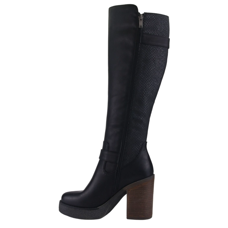 BOTA CHALADA MUJER ELLA-11 NEGRO CASUAL - 2