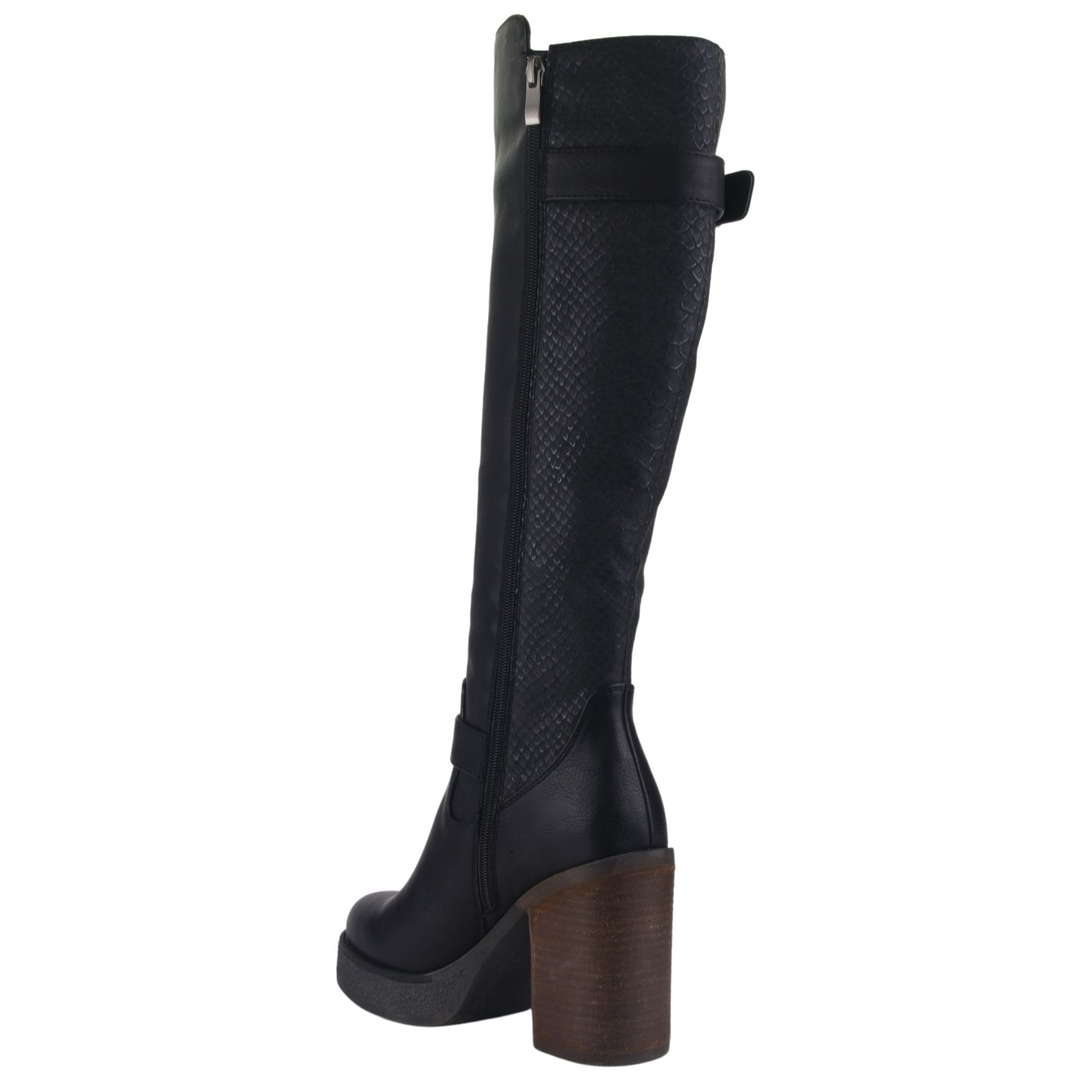 BOTAS MUJER CHALADA NEGRO ELLA-11 CASUAL - 4