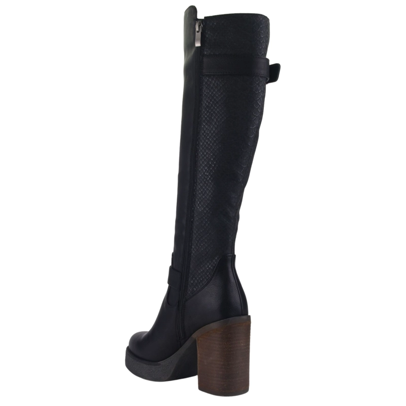 BOTA CHALADA MUJER ELLA-11 NEGRO CASUAL - 4
