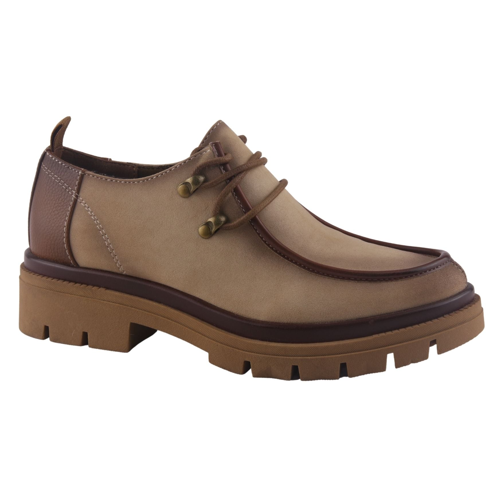 ZAPATO CHALADA MUJER SELINA-1 BEIGE CASUAL - 1