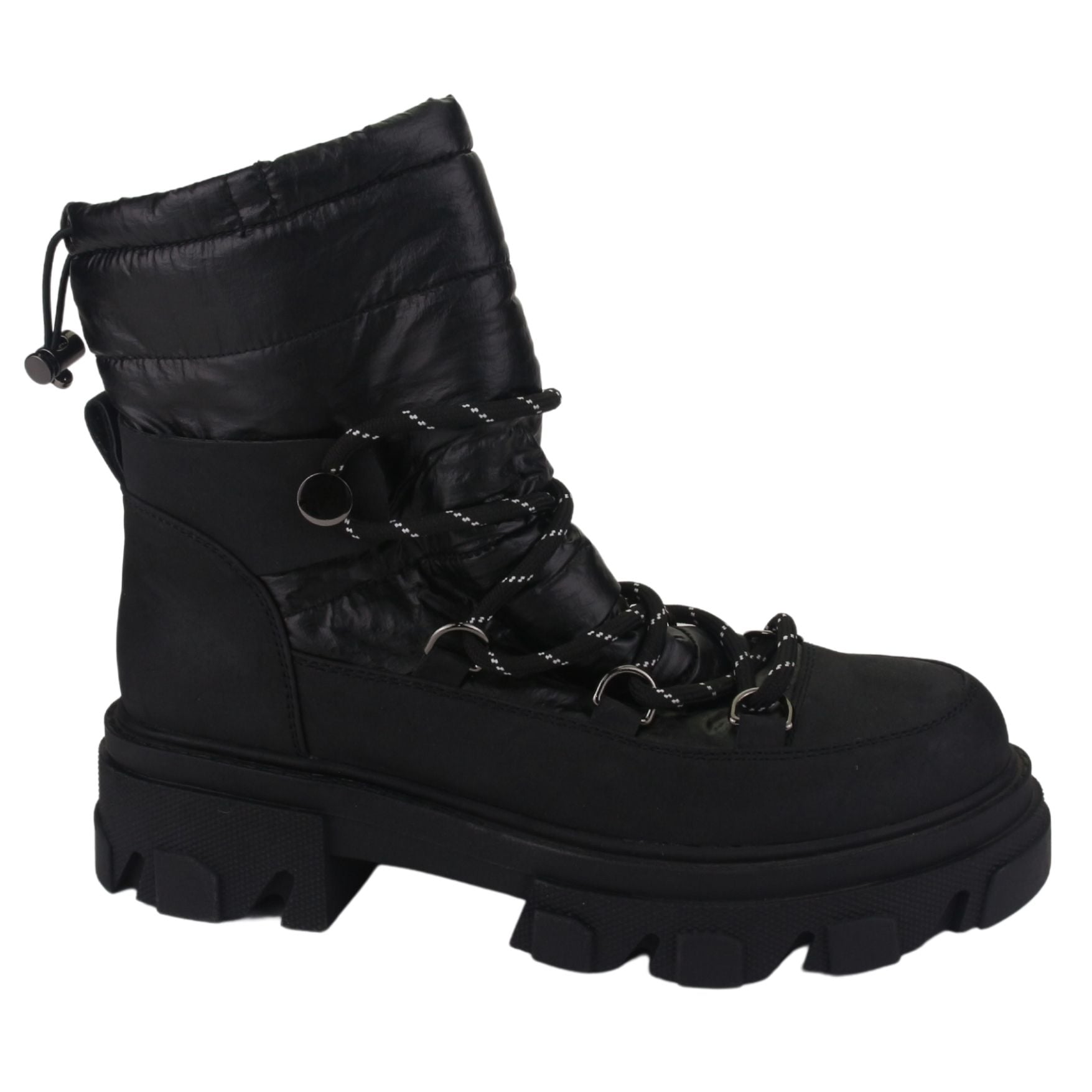 BOTIN CHALADA MUJER KARL-9 NEGRO MODA - 1