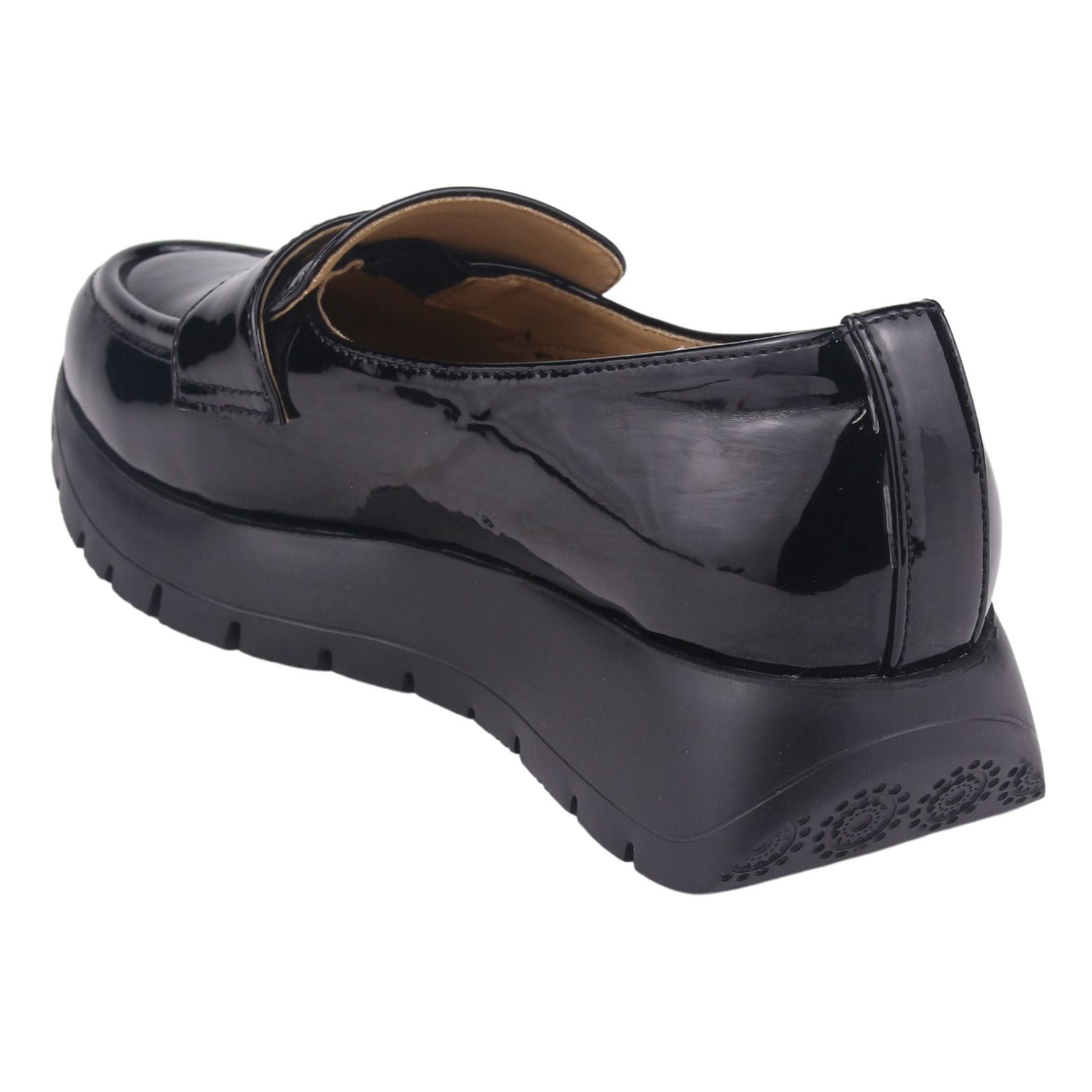 ZAPATO CHALADA MUJER WONDER-3 NEGRO PLATAFORMA - 4