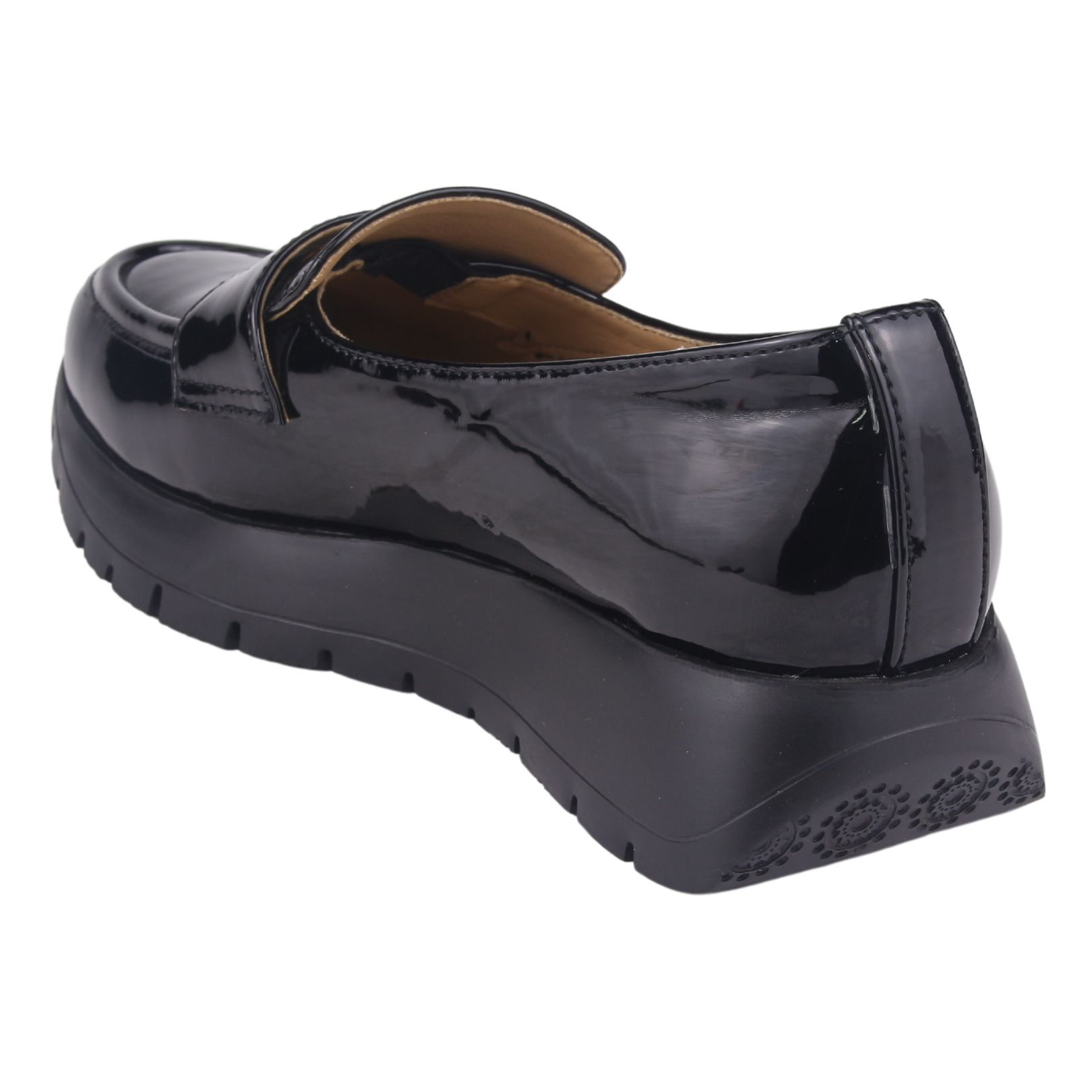 ZAPATO CHALADA MUJER WONDER-3 NEGRO PLATAFORMA - 4