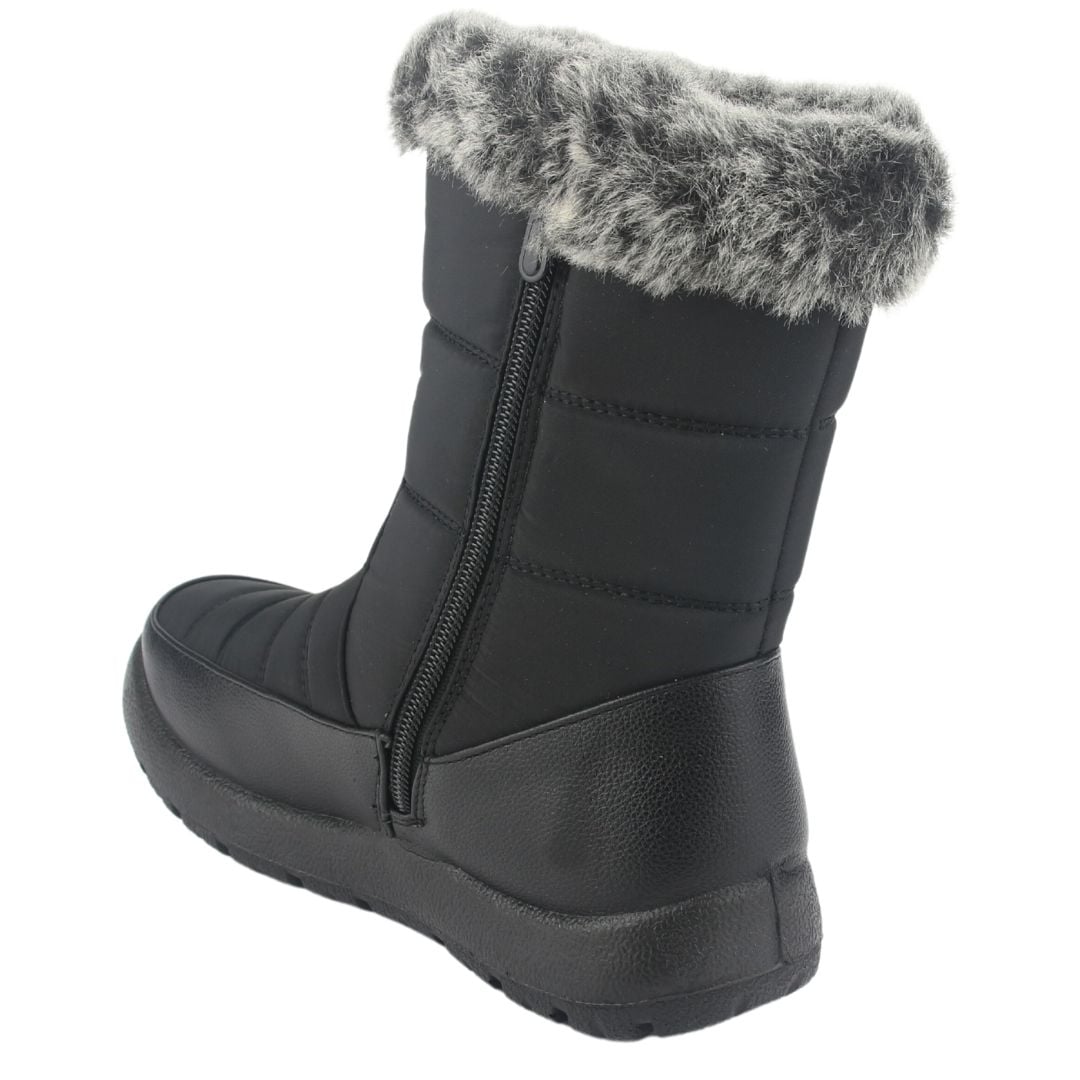 BOTIN DORETTE MUJER SKY-31 EN COLOR NEGRO CASUAL - 4
