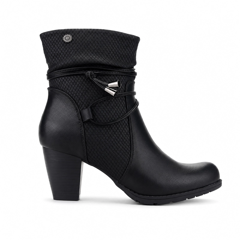 BOTIN CHALADA MUJER CETA-20 NEGRO CASUAL - 1