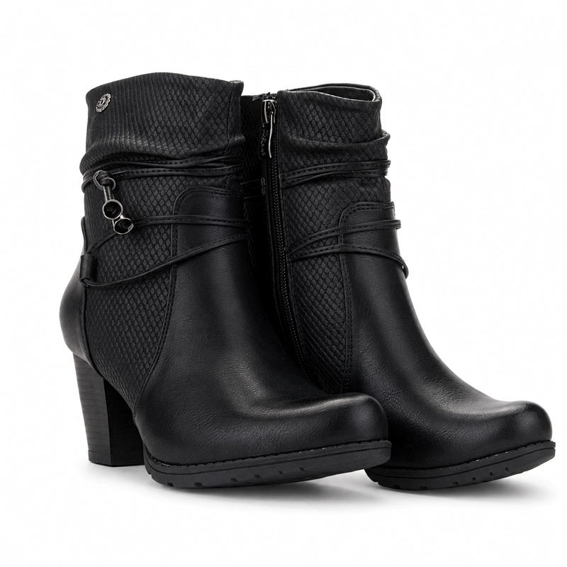 BOTIN CHALADA MUJER CETA-20 NEGRO CASUAL - 5