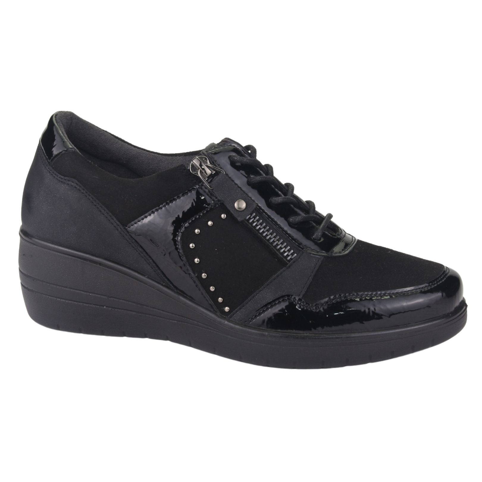 ZAPATILLA CHALADA MUJER MATTER-10 NEGRO URBANO - 1