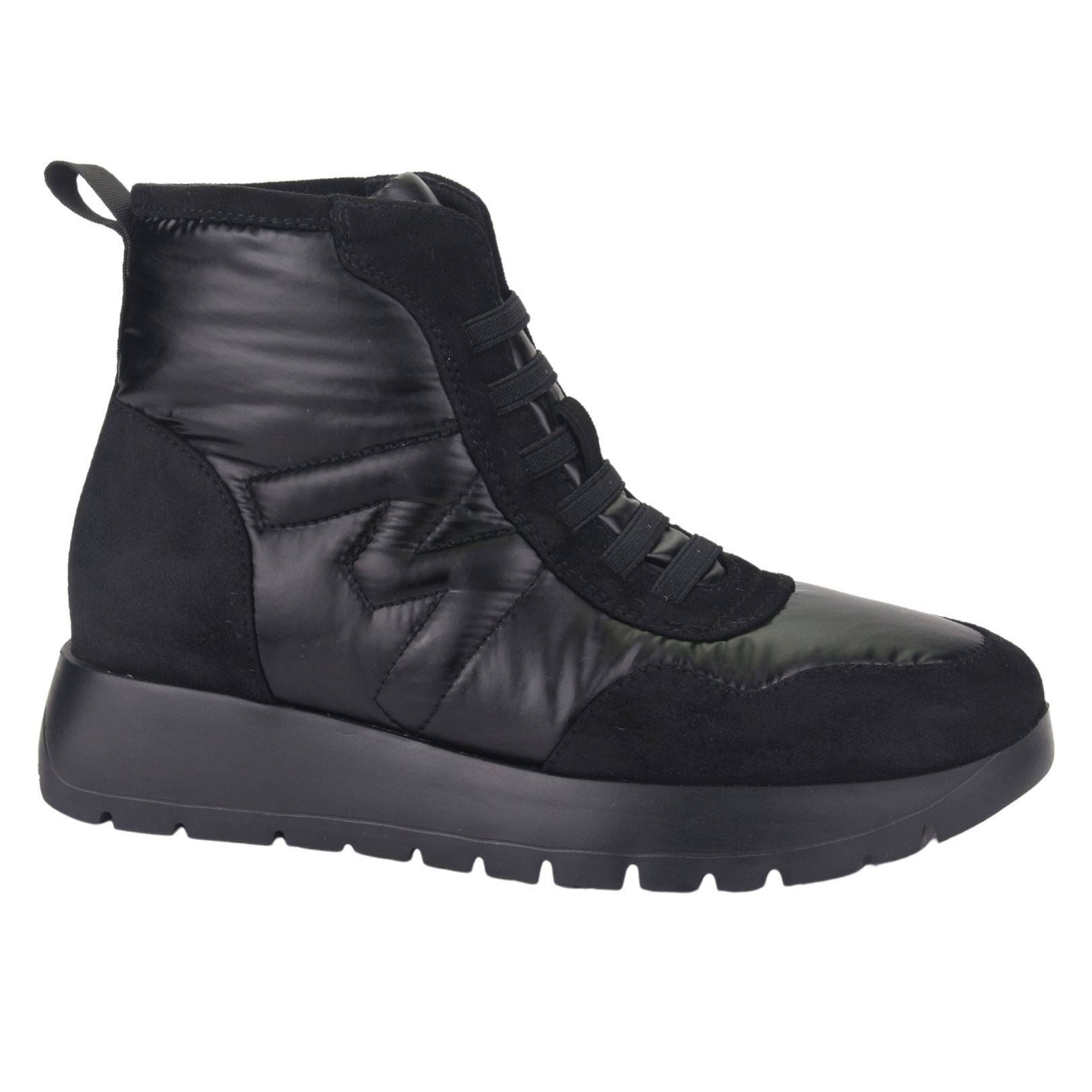 BOTIN CHALADA MUJER WONDER-4 NEGRO CASUAL - 1