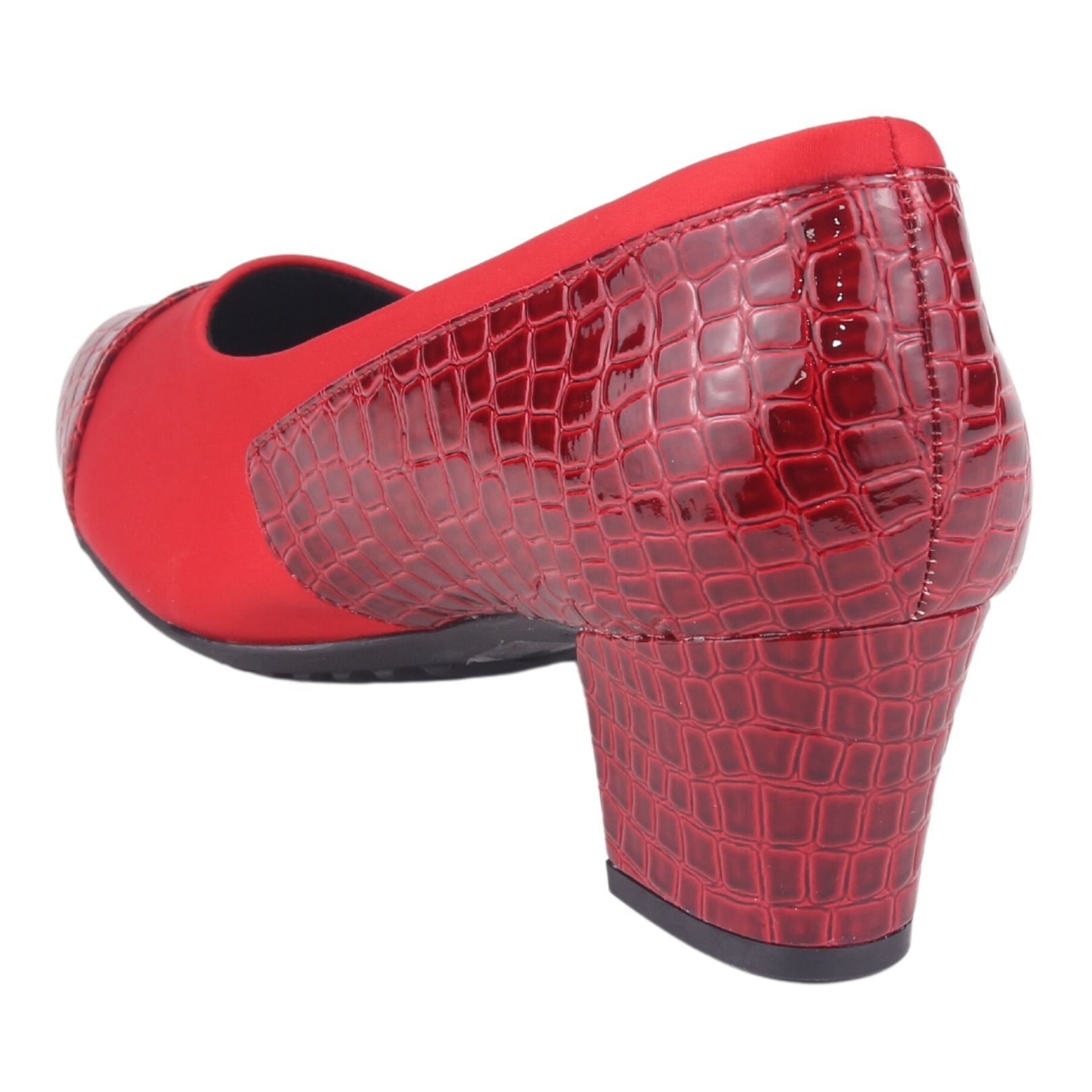 ZAPATO CHALADA MUJER FLEXI-15 ROJO CASUAL - 4