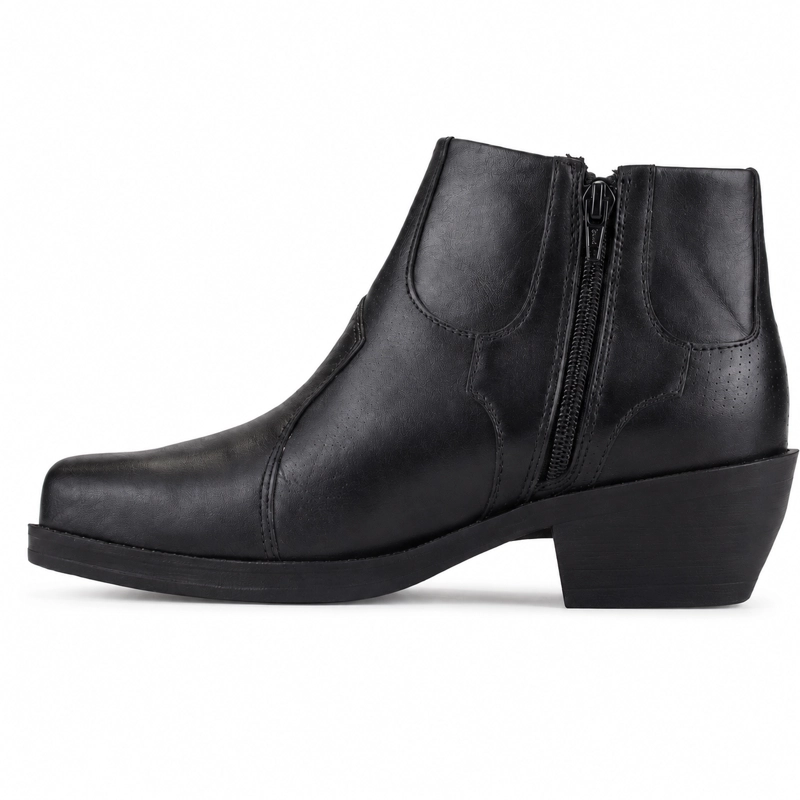 BOTIN FERRACINI HOMBRE 9015 NEW COUNTRY NEGRO CASUAL - 2