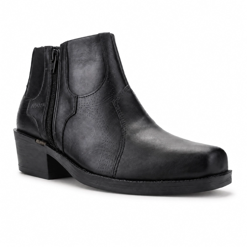 BOTIN FERRACINI HOMBRE 9015 NEW COUNTRY NEGRO CASUAL - 3