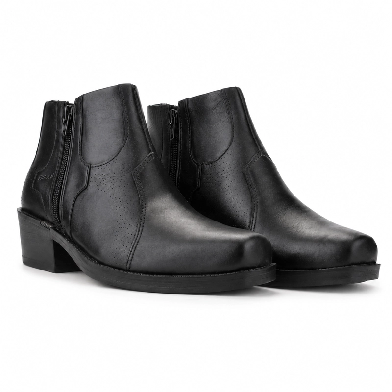 BOTIN FERRACINI HOMBRE 9015 NEW COUNTRY NEGRO CASUAL - 5