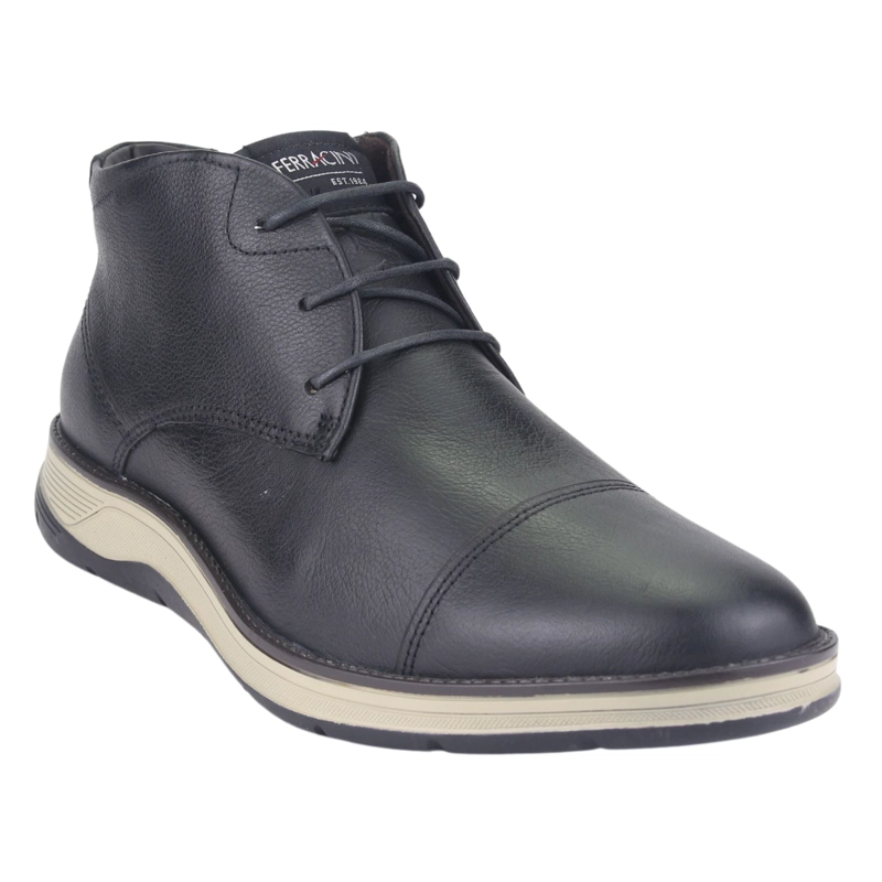 BOTIN FERRACINI HOMBRE FLUENCE 5542 D NEGRO CASUAL - 3