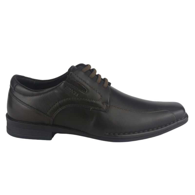 ZAPATO FERRACINI HOMBRE 5340 AMBIENCE CAFE  OSCURO CASUAL - 1