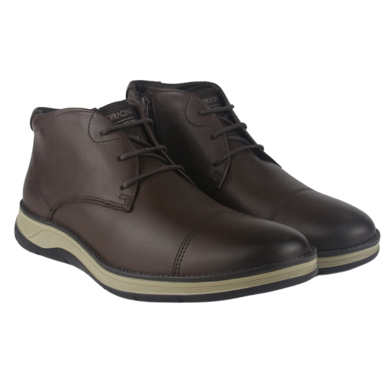 BOTIN FERRACINI HOMBRE 5542 FLUENCE CAFE  CLARO CASUAL - 5