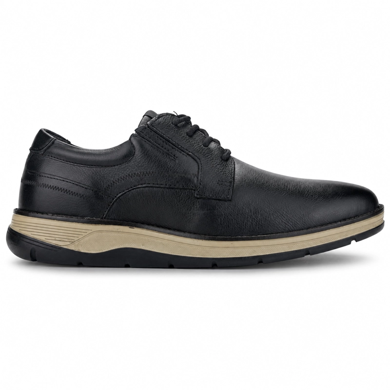 ZAPATO FERRACINI HOMBRE 5540 FLUENCE NEGRO CASUAL - 1