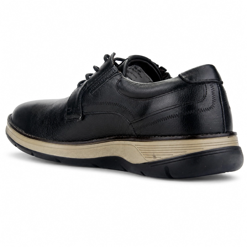 ZAPATO FERRACINI HOMBRE 5540 FLUENCE NEGRO CASUAL - 4