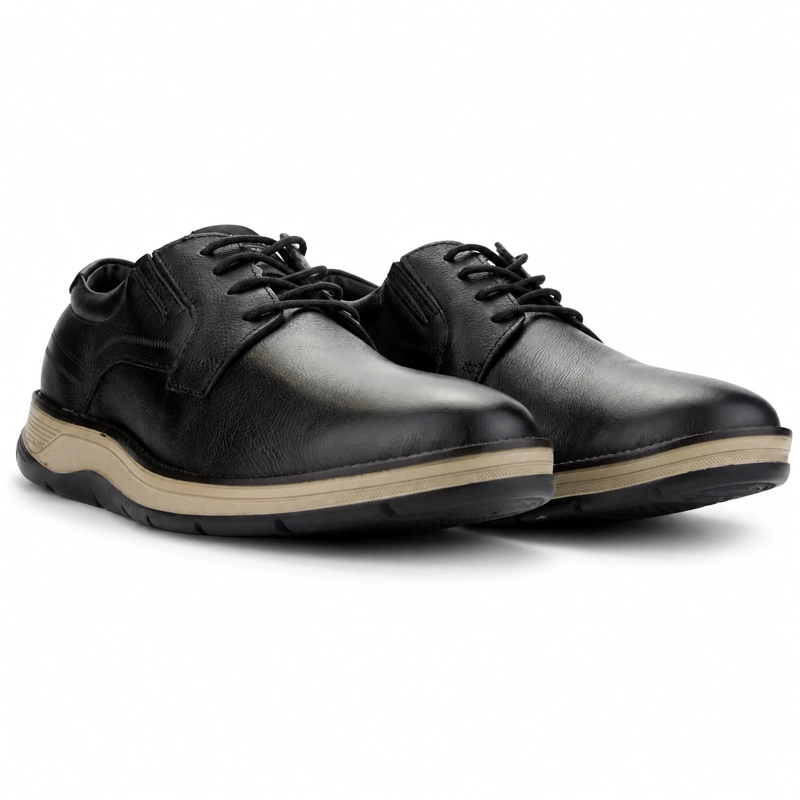 ZAPATO FERRACINI HOMBRE 5540 FLUENCE NEGRO CASUAL - 6