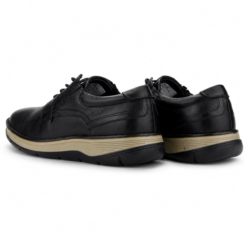 ZAPATO FERRACINI HOMBRE 5540 FLUENCE NEGRO CASUAL - 7