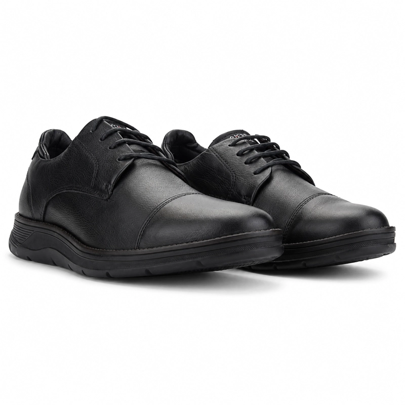 ZAPATO FERRACINI HOMBRE 5541 FLUENCE NEGRO MATTE CASUAL - 6
