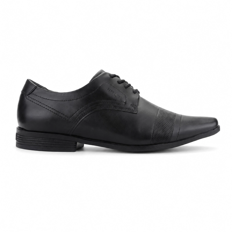 ZAPATO FERRACINI HOMBRE 4085 LIVERPOOL NEGRO CASUAL - 1