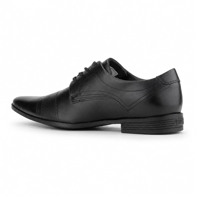 ZAPATO FERRACINI HOMBRE 4085 LIVERPOOL NEGRO CASUAL - 4