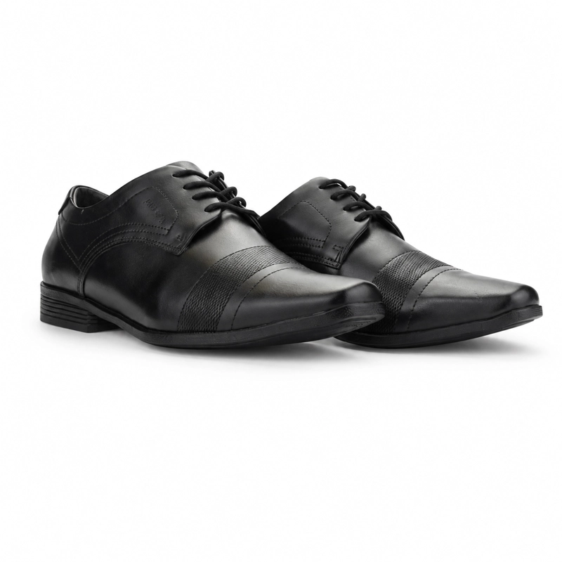ZAPATO FERRACINI HOMBRE 4085 LIVERPOOL NEGRO CASUAL - 7