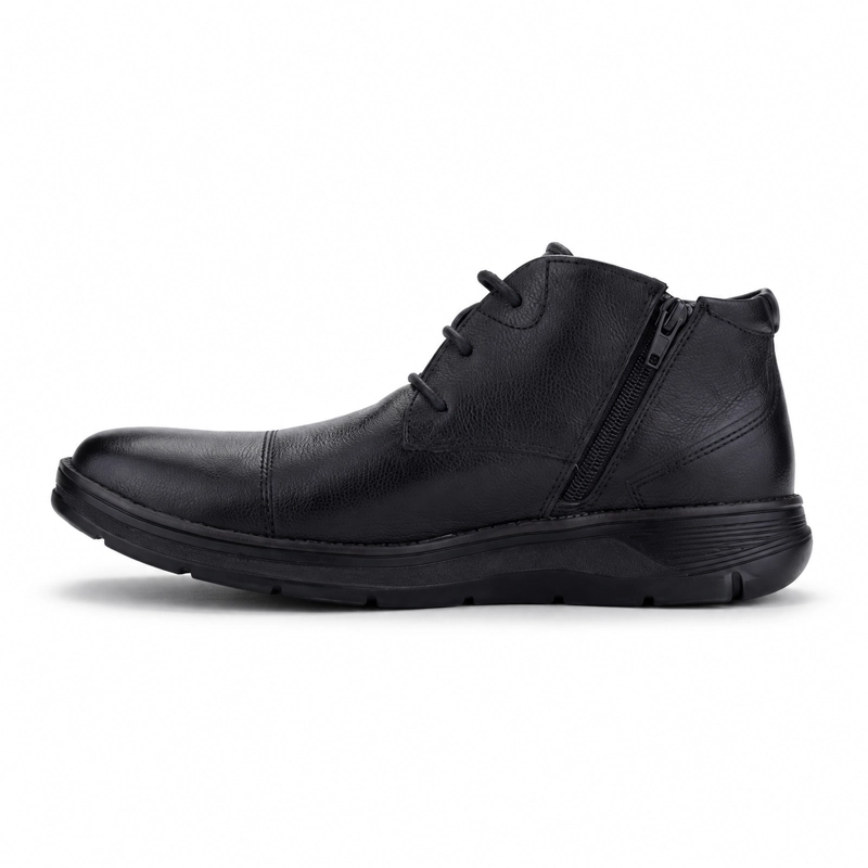 BOTIN FERRACINI HOMBRE 5542 FLUENCE NEGRO/NEGRO CASUAL - 2