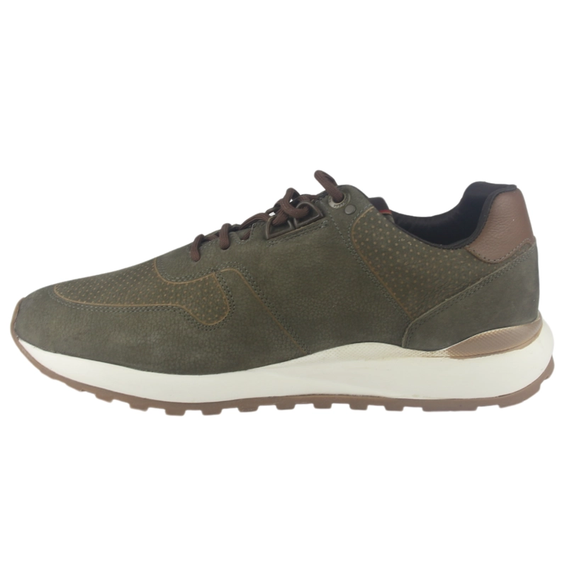 ZAPATILLA FERRACINI HOMBRE 9357 DARK OLIVA CASUAL - 2