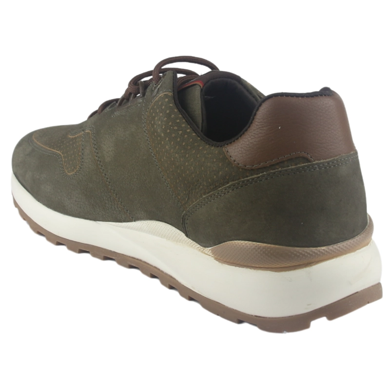ZAPATILLA FERRACINI HOMBRE 9357 DARK OLIVA CASUAL - 4