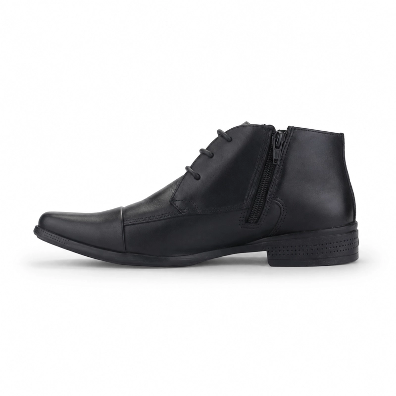 BOTIN FERRACINI HOMBRE 4363 FRANKFURT NEGRO CASUAL - 2