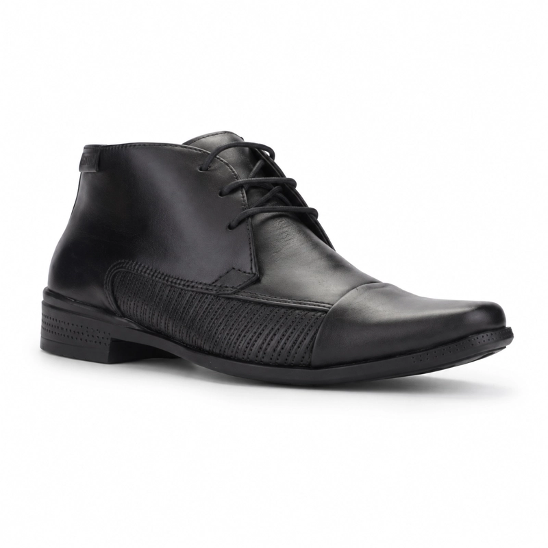 BOTIN FERRACINI HOMBRE 4363 FRANKFURT NEGRO CASUAL - 3