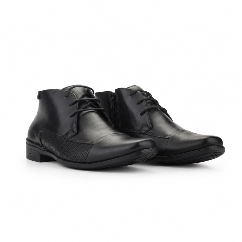 BOTIN FERRACINI HOMBRE 4363 FRANKFURT NEGRO CASUAL - 5