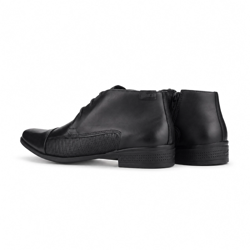 BOTIN FERRACINI HOMBRE 4363 FRANKFURT NEGRO CASUAL - 6