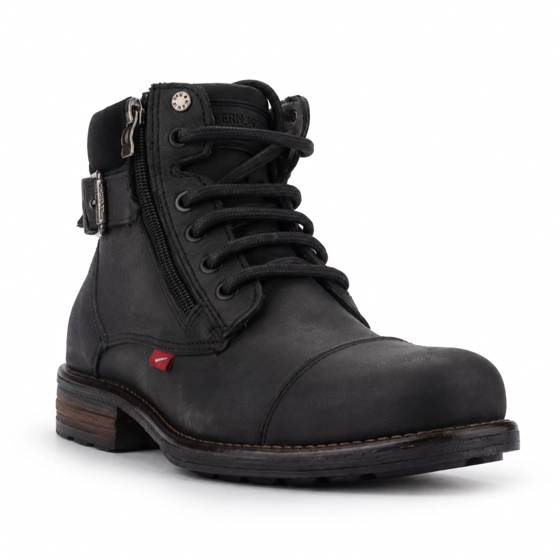 BOTIN FERRACINI HOMBRE 9873 YORK GRIS CASUAL - 3