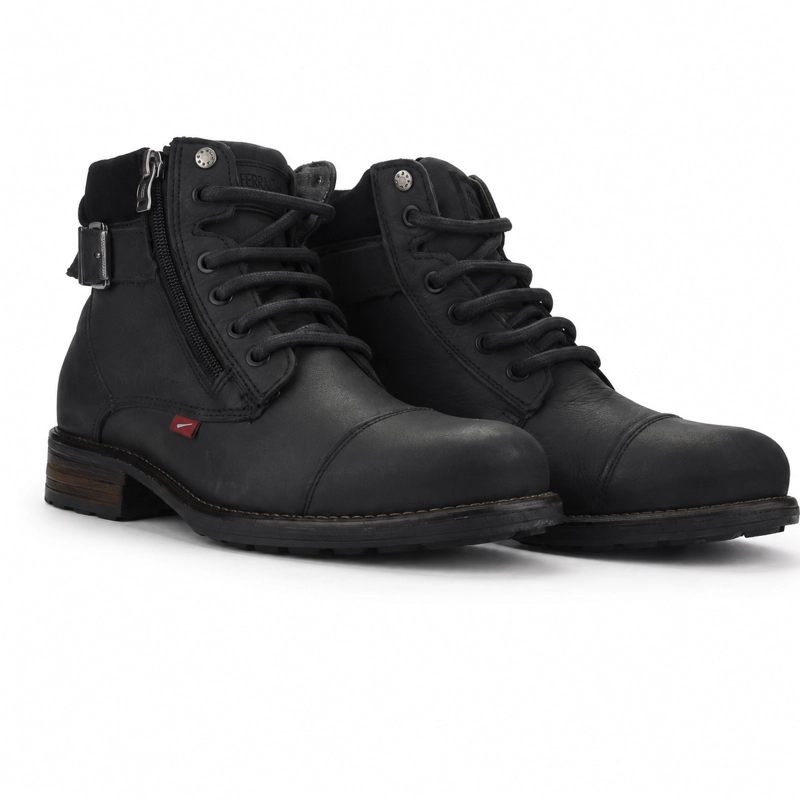 BOTIN FERRACINI HOMBRE 9873 YORK GRIS CASUAL - 6
