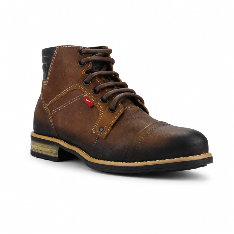 BOTIN FERRACINI HOMBRE 9873 YORK CAMEL CASUAL - 3