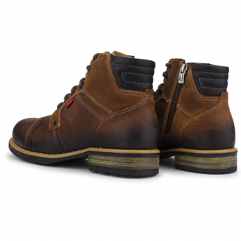BOTIN FERRACINI HOMBRE 9873 YORK CAMEL CASUAL - 6