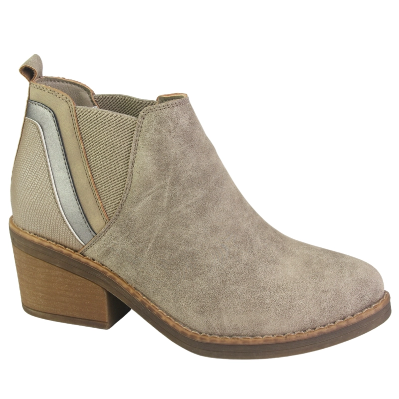 BOTIN CHALADA MUJER CAMP-30 TAUPE CASUAL - 1