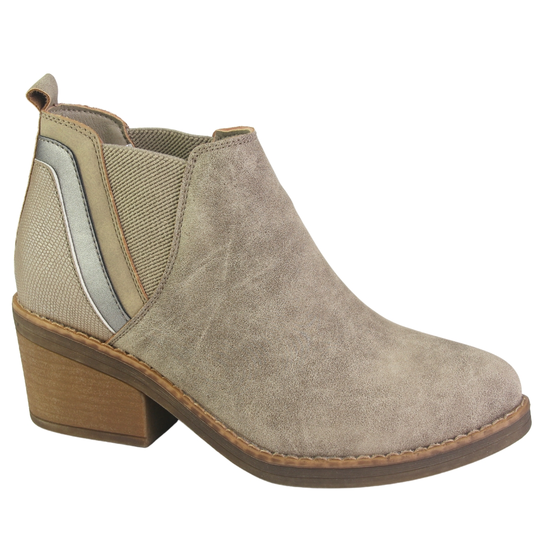 BOTIN CHALADA MUJER CAMP-30 TAUPE CASUAL - 1