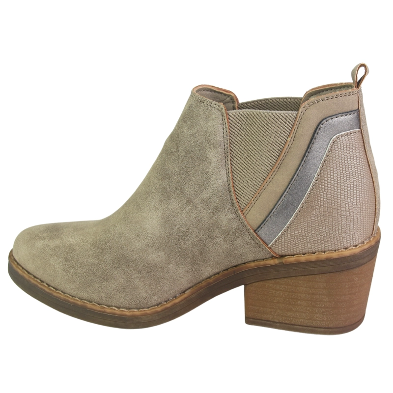 BOTIN CHALADA MUJER CAMP-30 TAUPE CASUAL - 3
