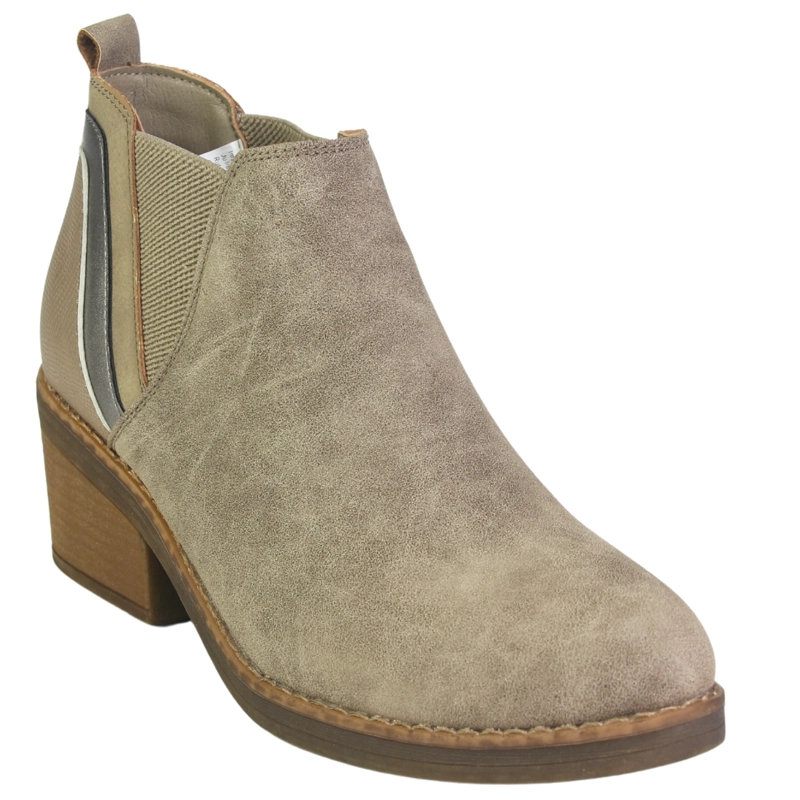BOTIN CHALADA MUJER CAMP-30 TAUPE CASUAL - 6