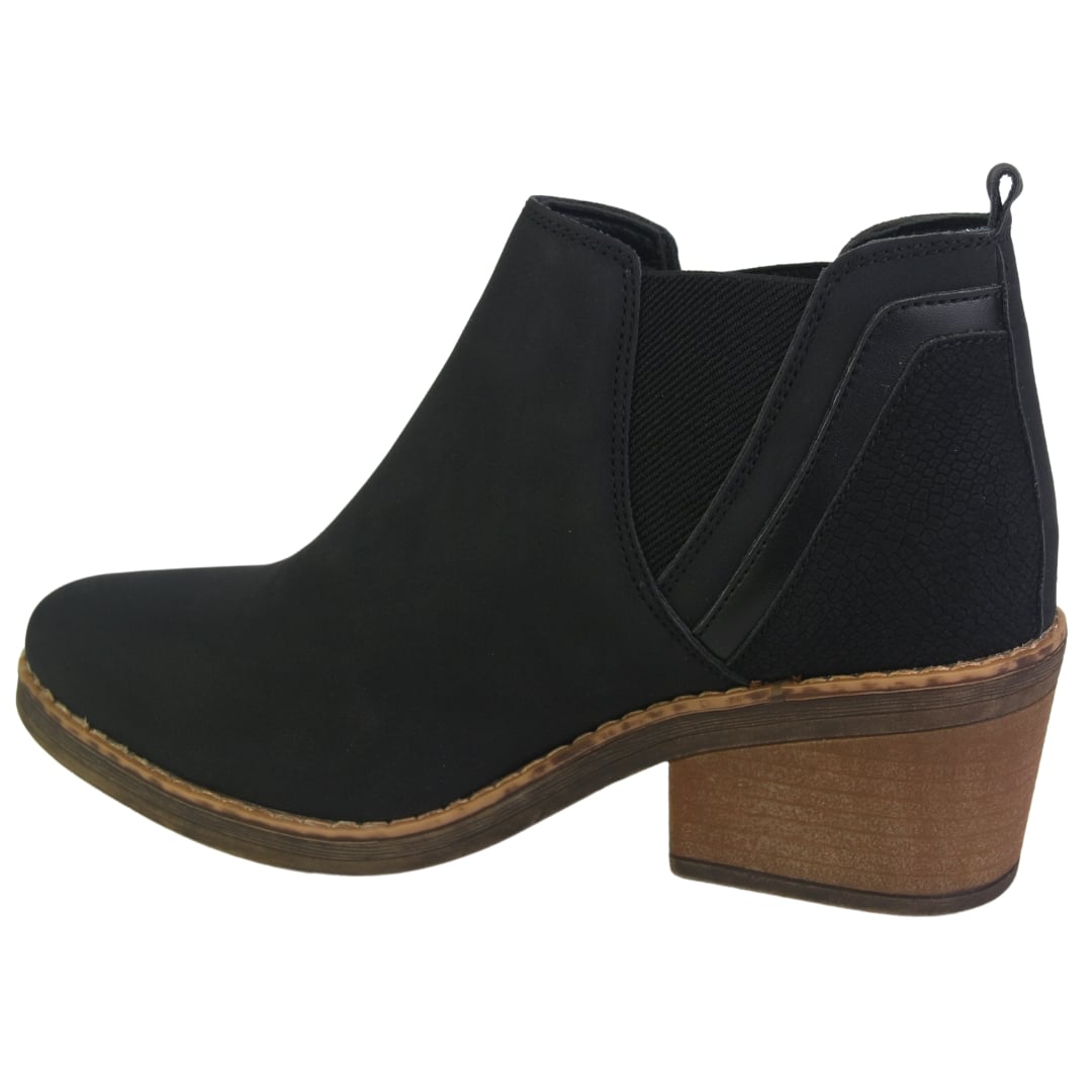 BOTIN CHALADA MUJER CAMP-30 NEGRO CASUAL - 2