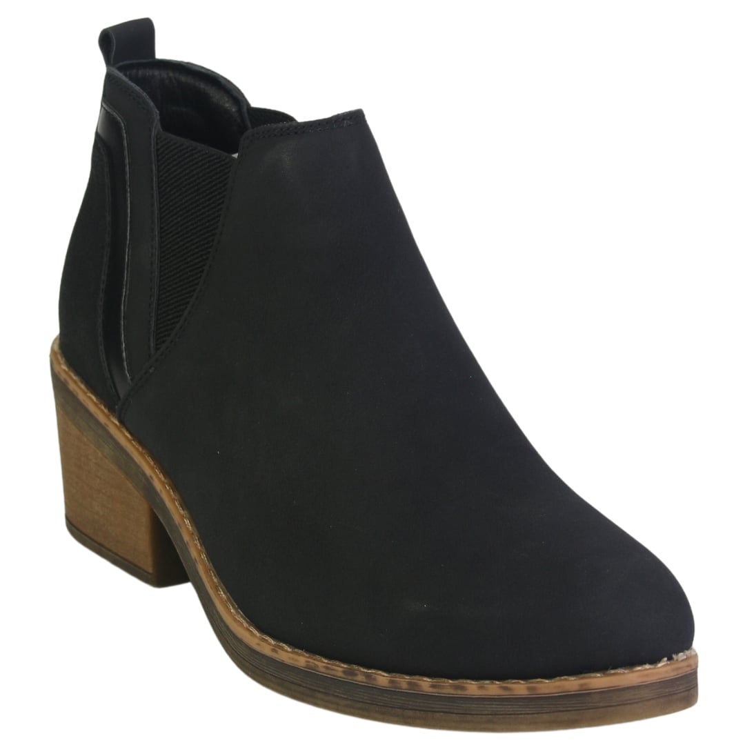 BOTIN CHALADA MUJER CAMP-30 NEGRO CASUAL - 3