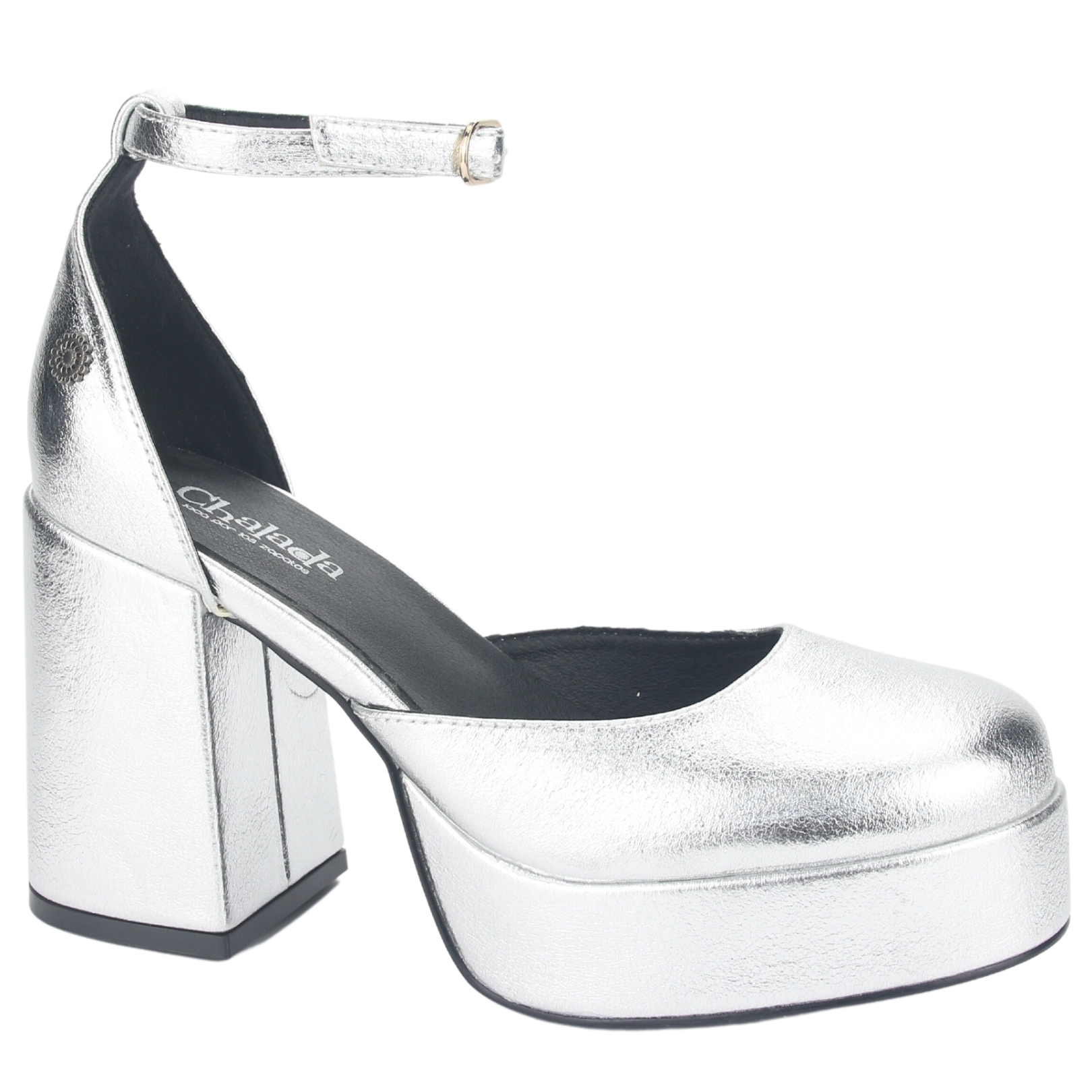 ZAPATO CHALADA MUJER DREAM-1 PLATEADO CASUAL - 1