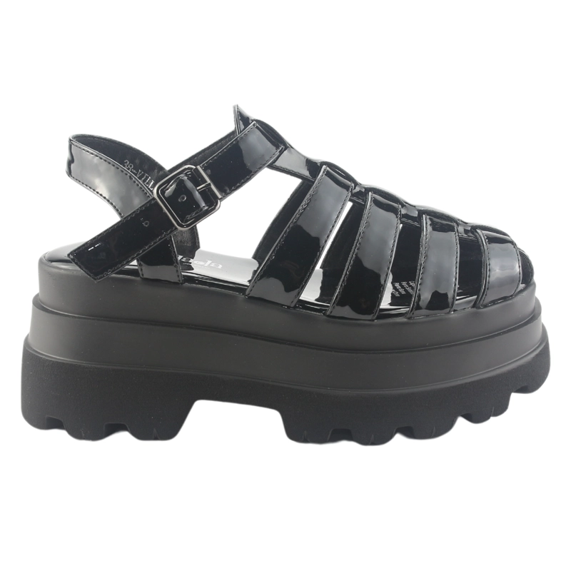 SANDALIAS MUJER CHALADA NEGRO VILLA-11 CASUAL - 1