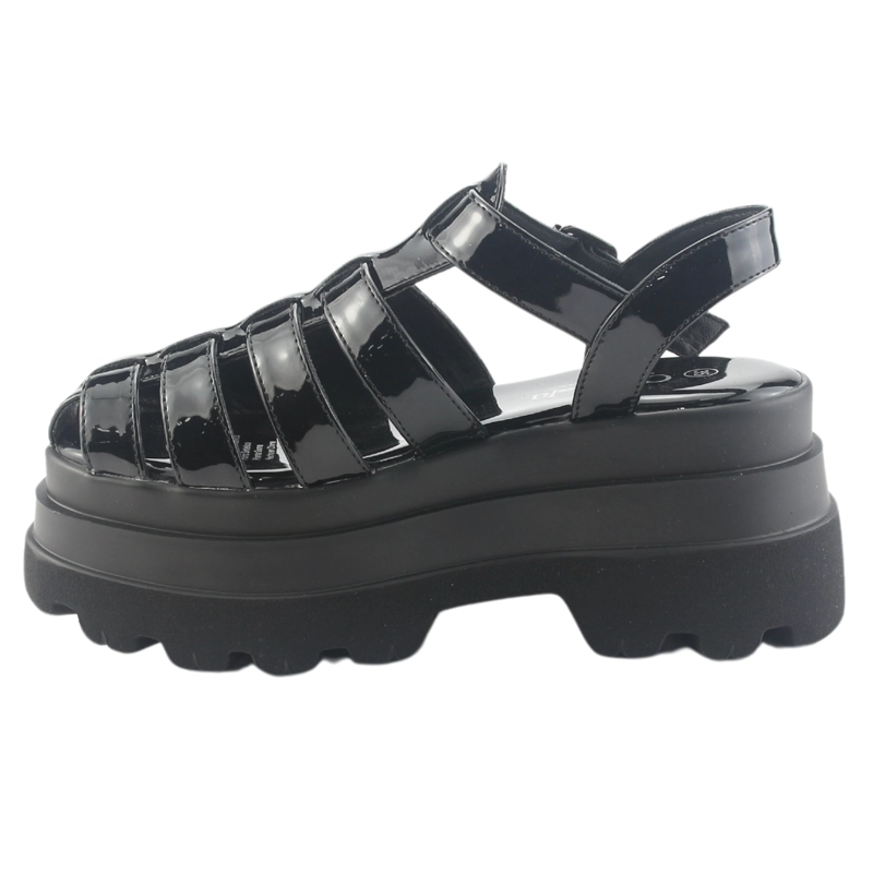 SANDALIAS MUJER CHALADA NEGRO VILLA-11 CASUAL - 2