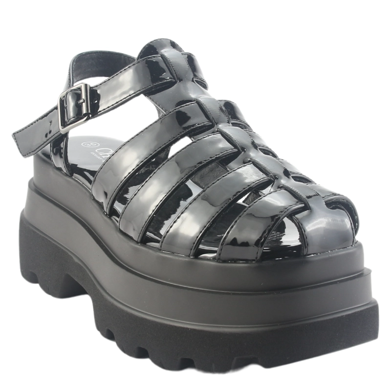 SANDALIAS MUJER CHALADA NEGRO VILLA-11 CASUAL - 3