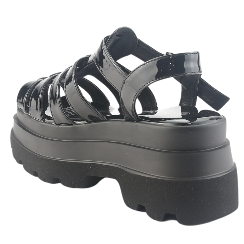 SANDALIAS MUJER CHALADA NEGRO VILLA-11 CASUAL - 4
