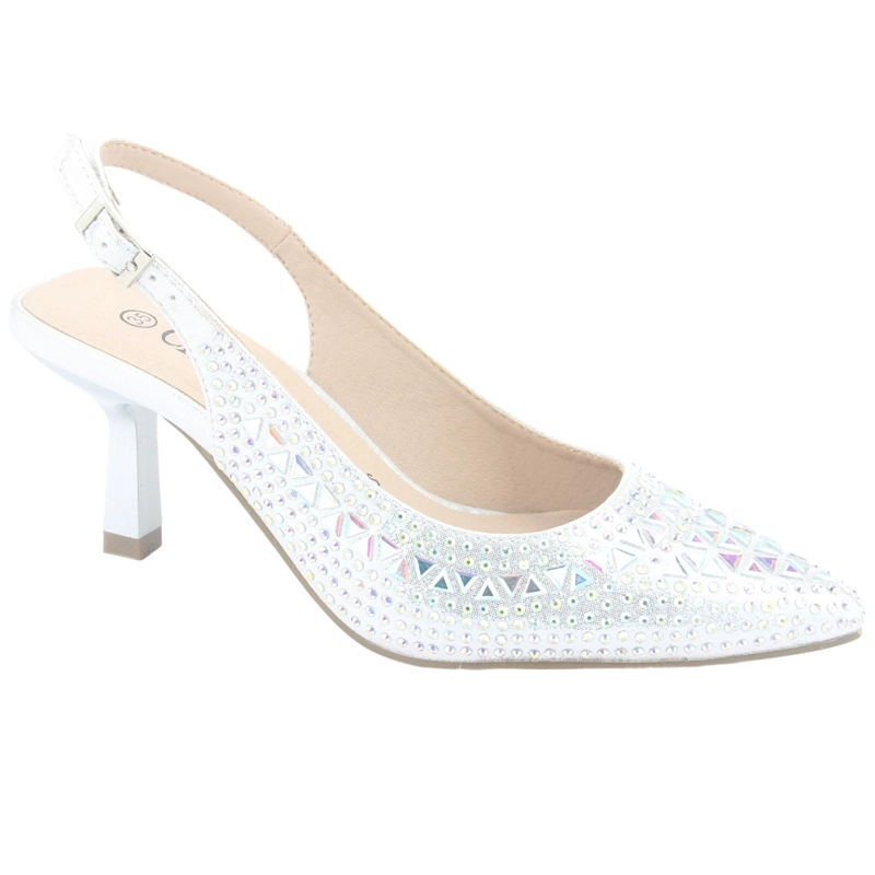 ZAPATO CHALADA MUJER HOT-70 PLATEADO CASUAL - 1